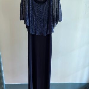 Connected Apparel Navy Maxi Dress